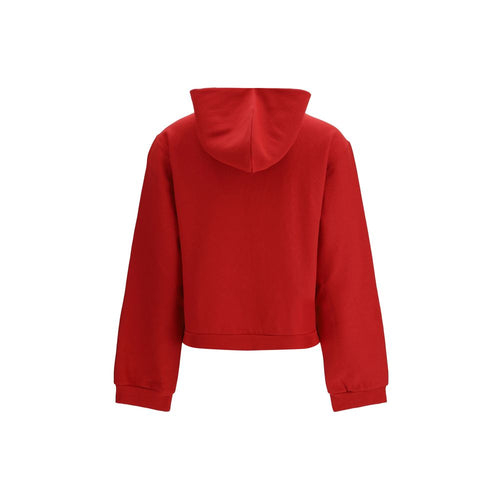 Balenciaga Red Cotton Hoodie