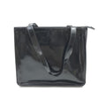 Black Patent Leather Tote