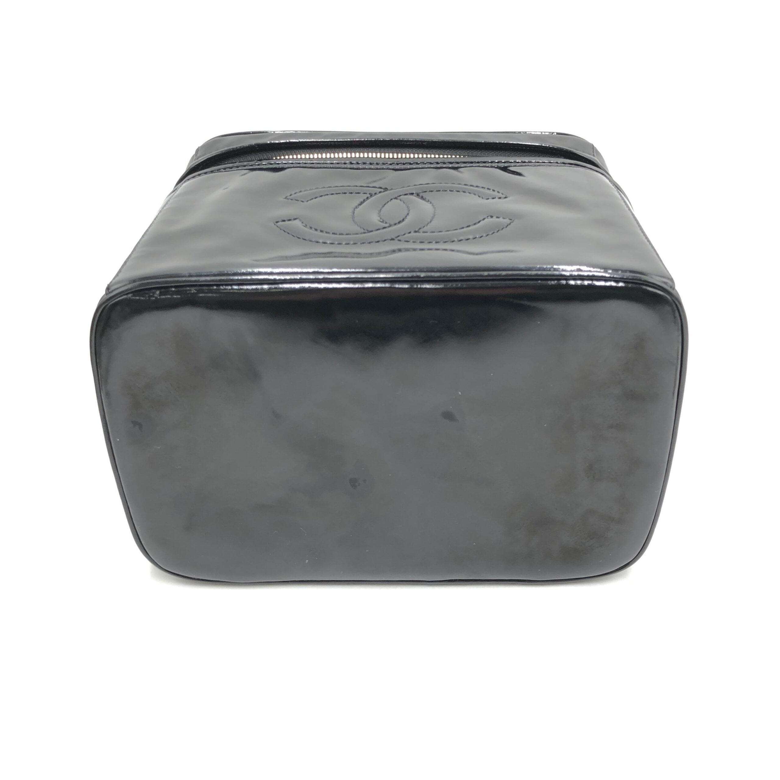 Black Patent Leather Vanity Case