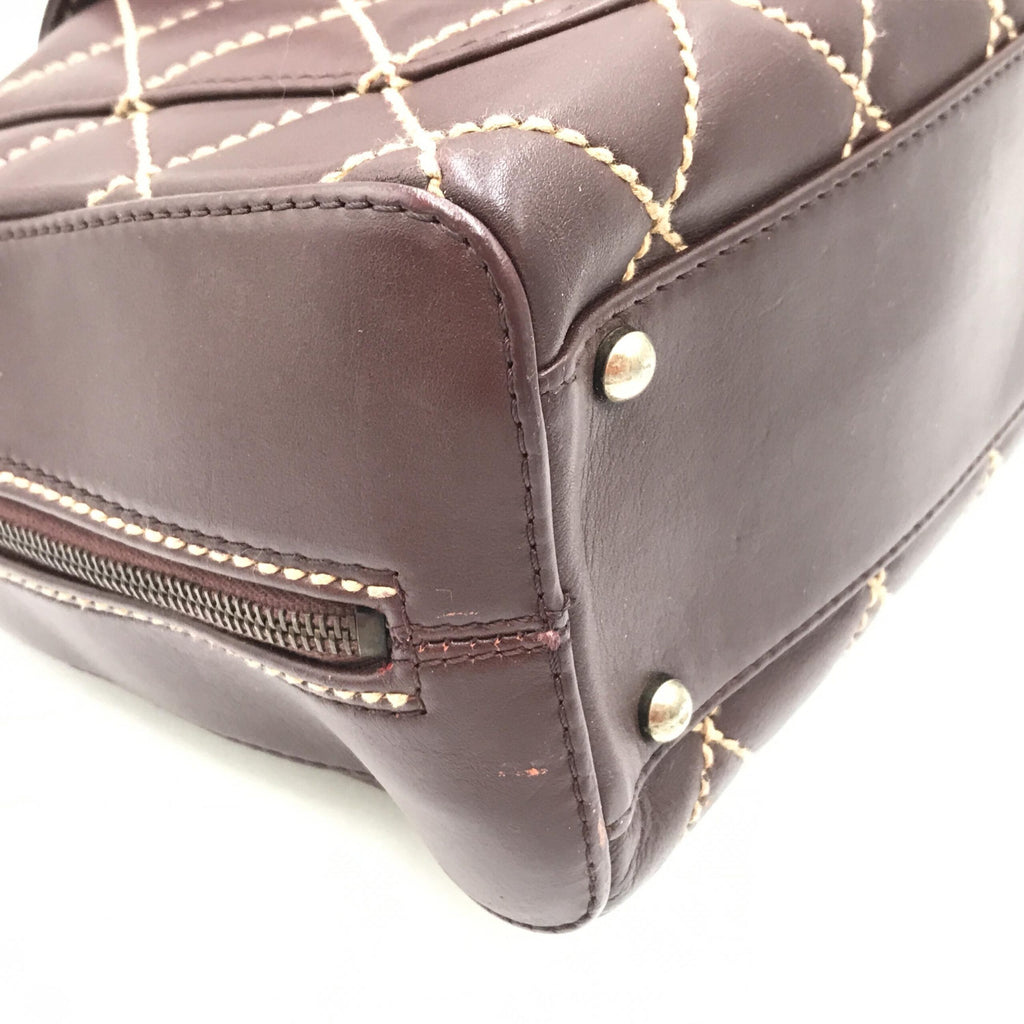 Wild Stitch Handbag Mini Boston Red