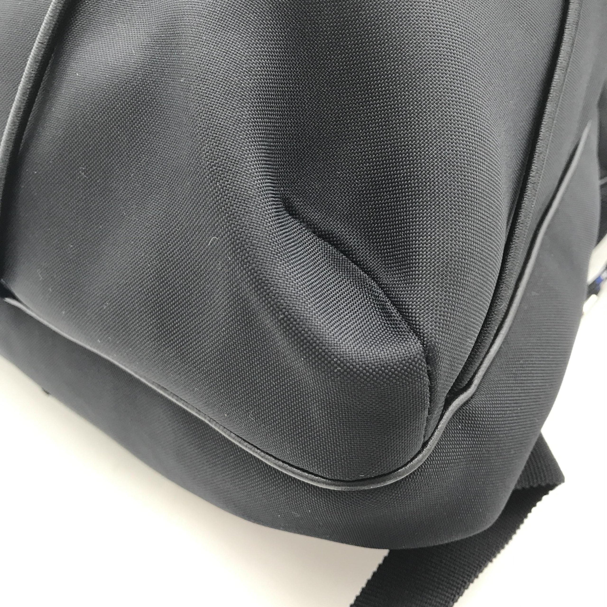 Newave Drawstring Nylon Backpack In Black