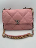 CHANEL 19 Medium Pink Handbag