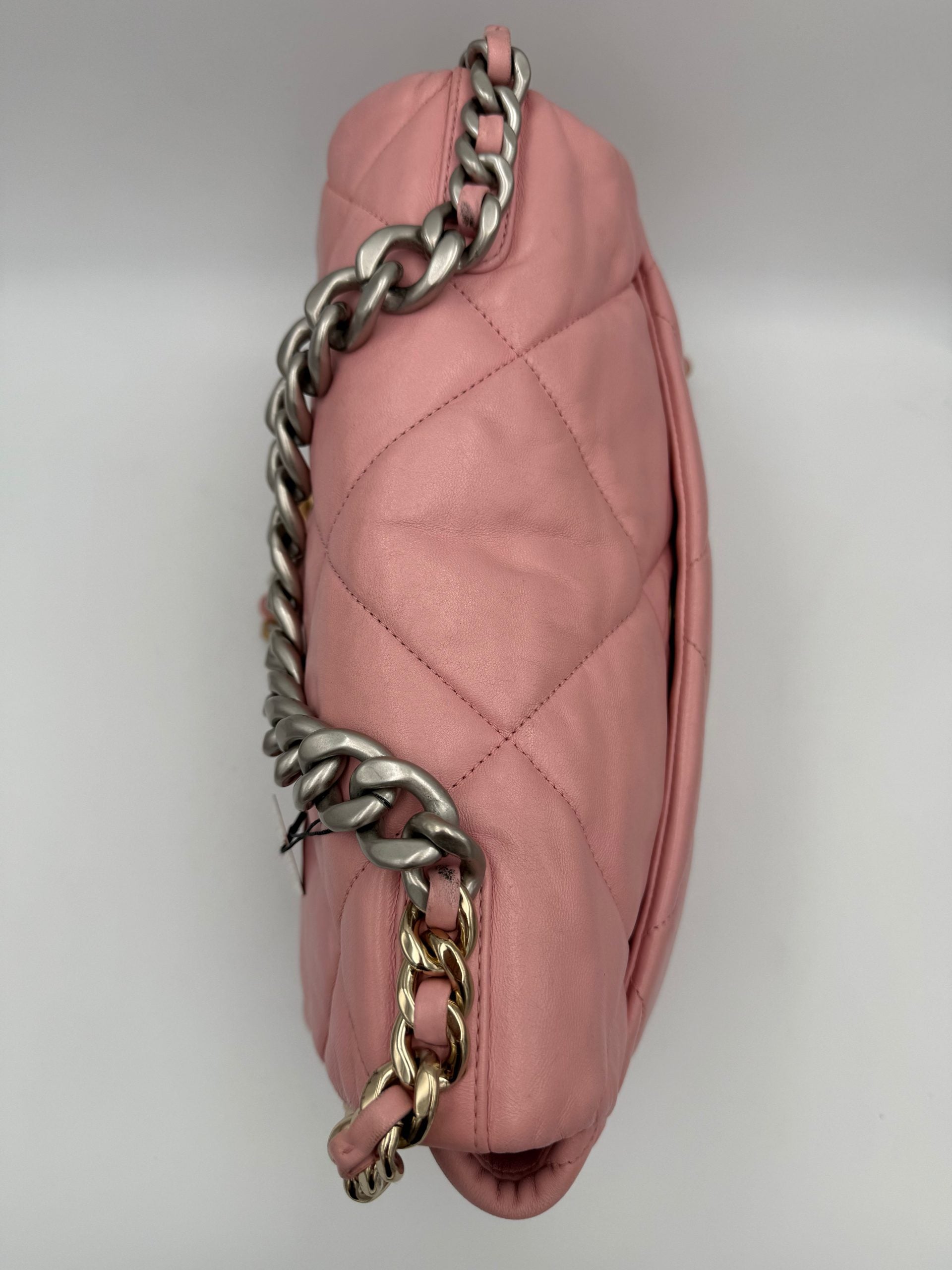 CHANEL 19 Medium Pink Handbag