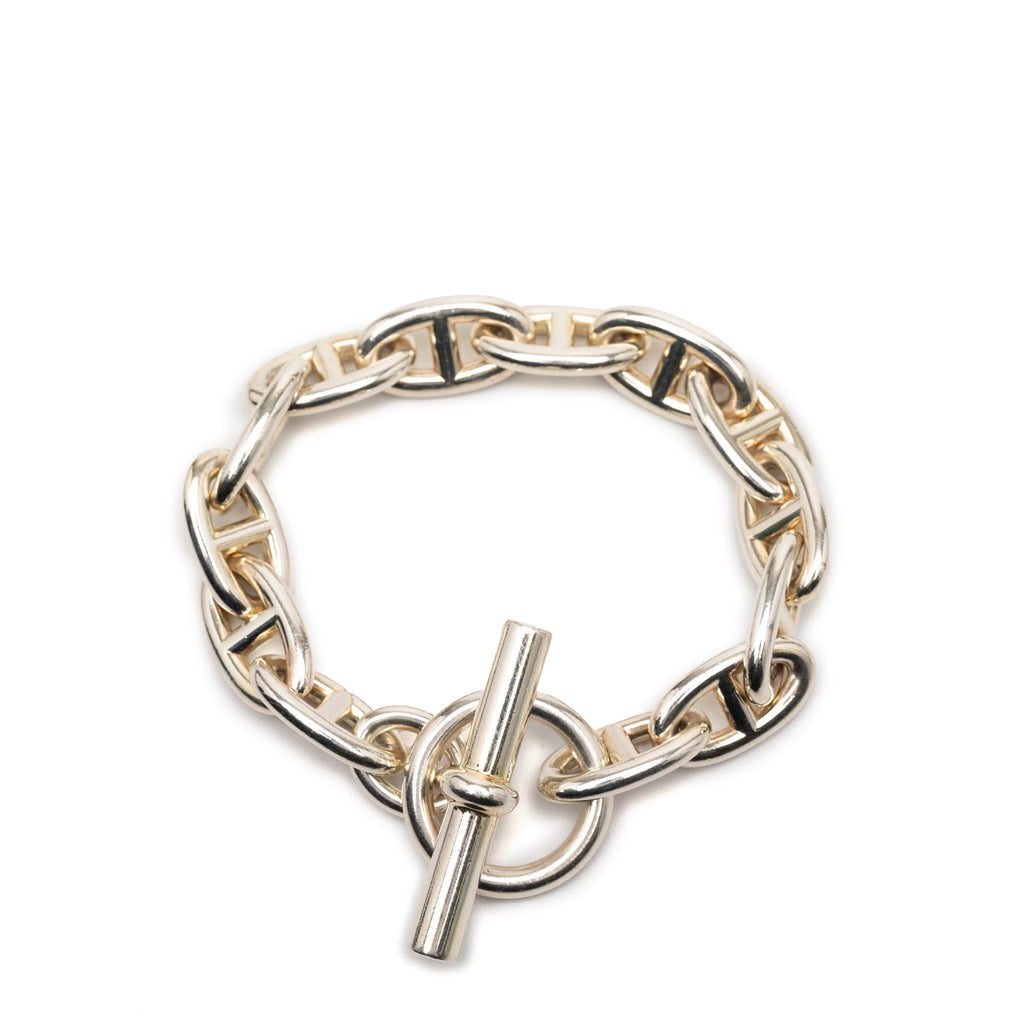 Large Sterling Silver Chaine d'Ancre Bracelet