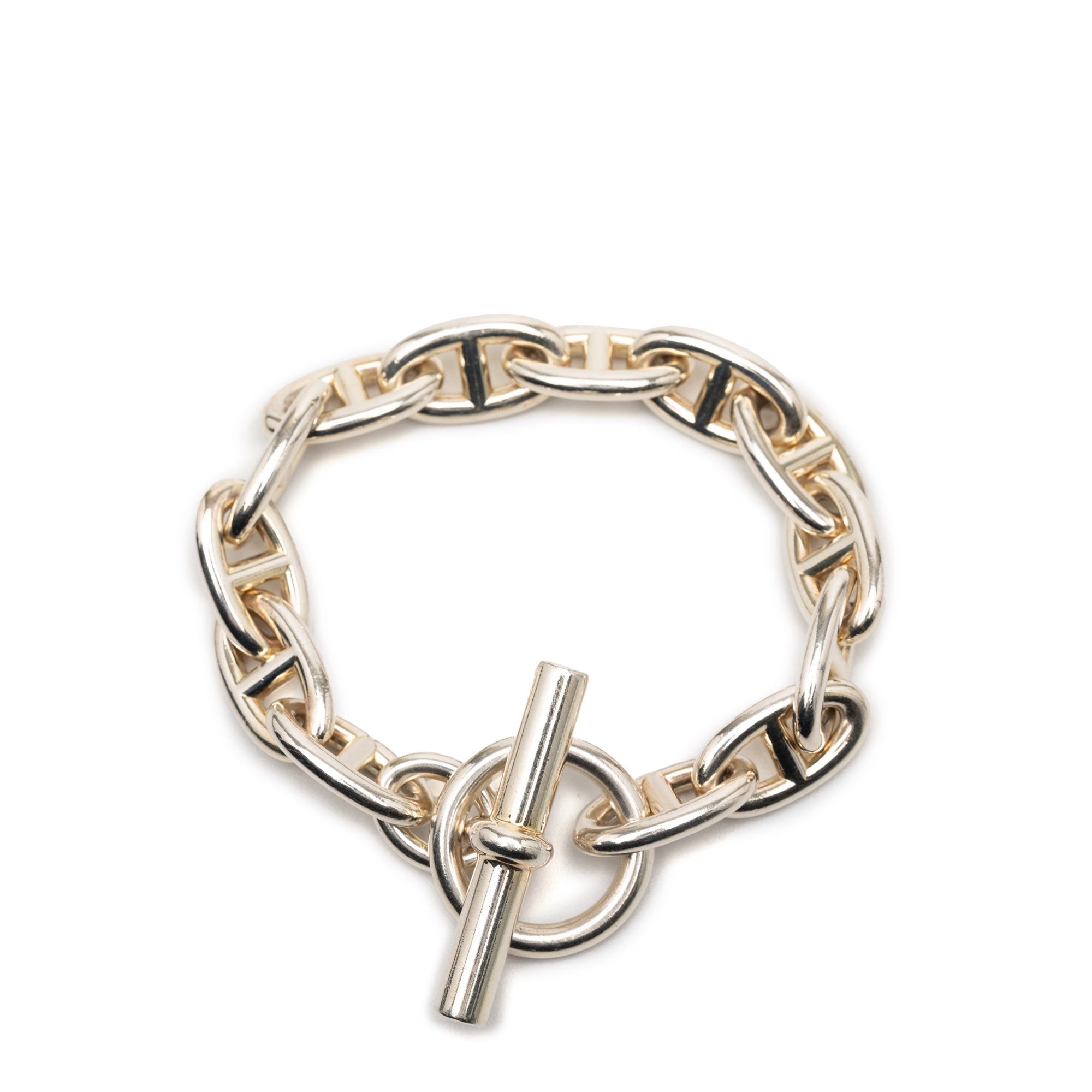 Large Sterling Silver Chaine d'Ancre Bracelet