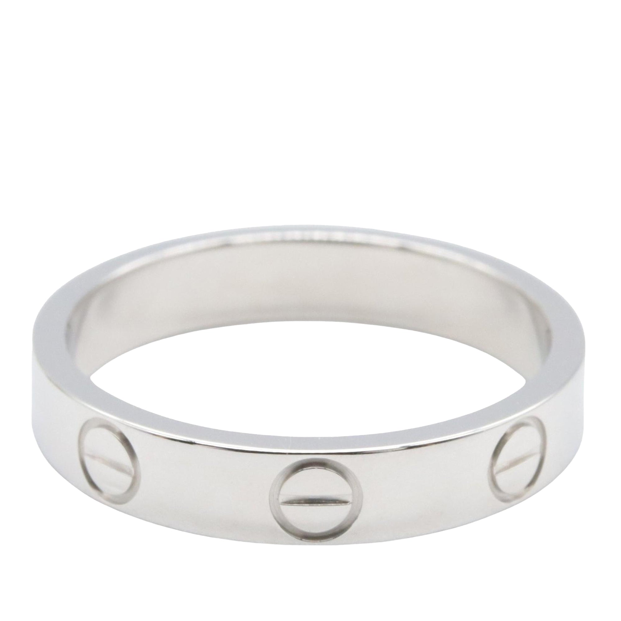 18K White Gold Small Love Ring