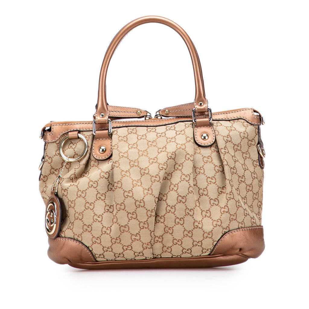 GG Canvas Sukey Satchel