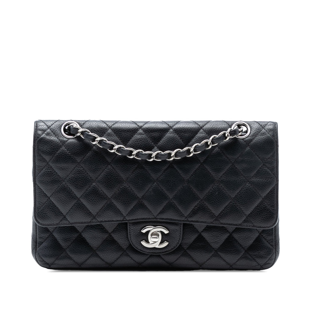 Medium Classic Caviar Double Flap