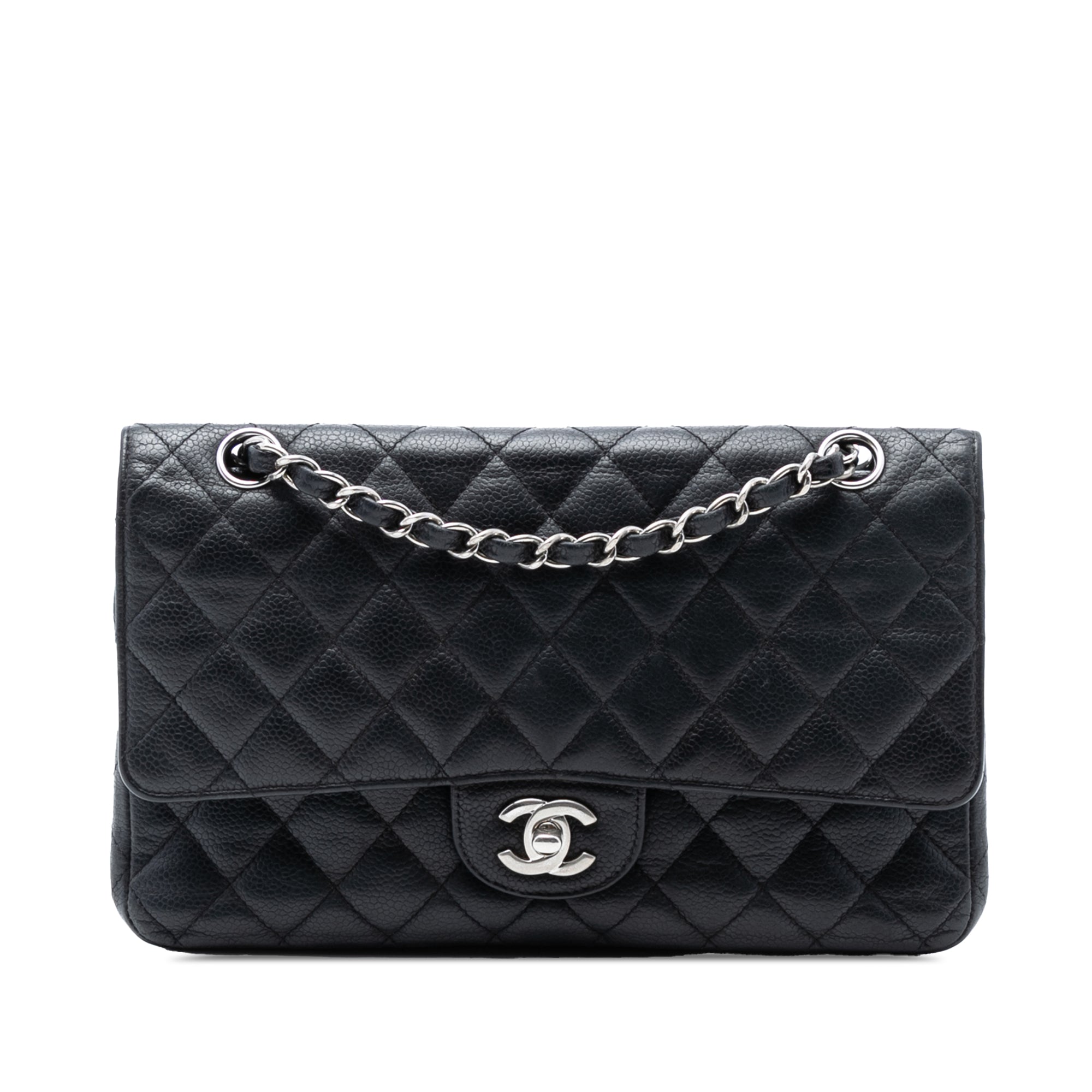Medium Classic Caviar Double Flap