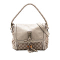 GG Canvas Bella Flap Satchel