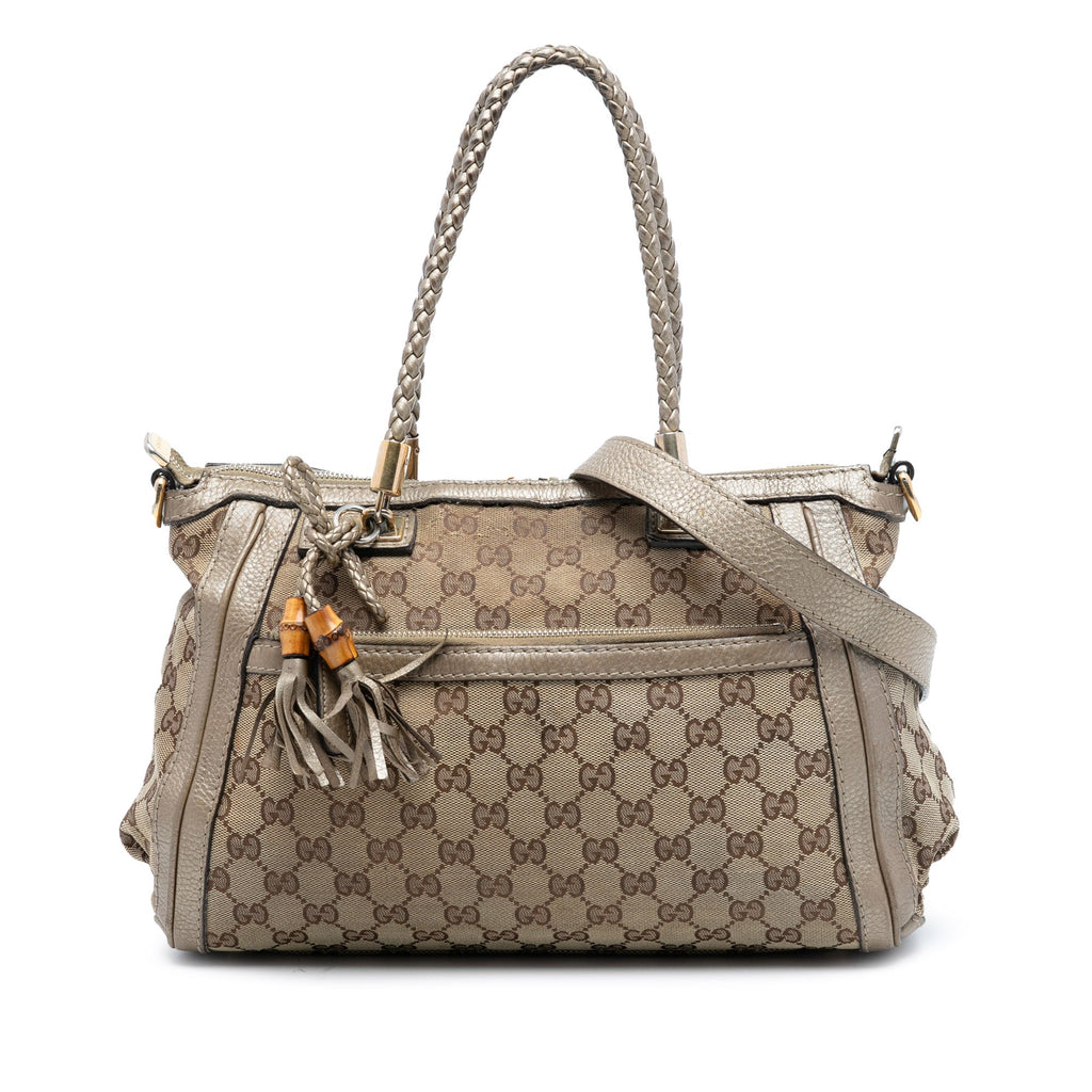 GG Canvas Bella Satchel