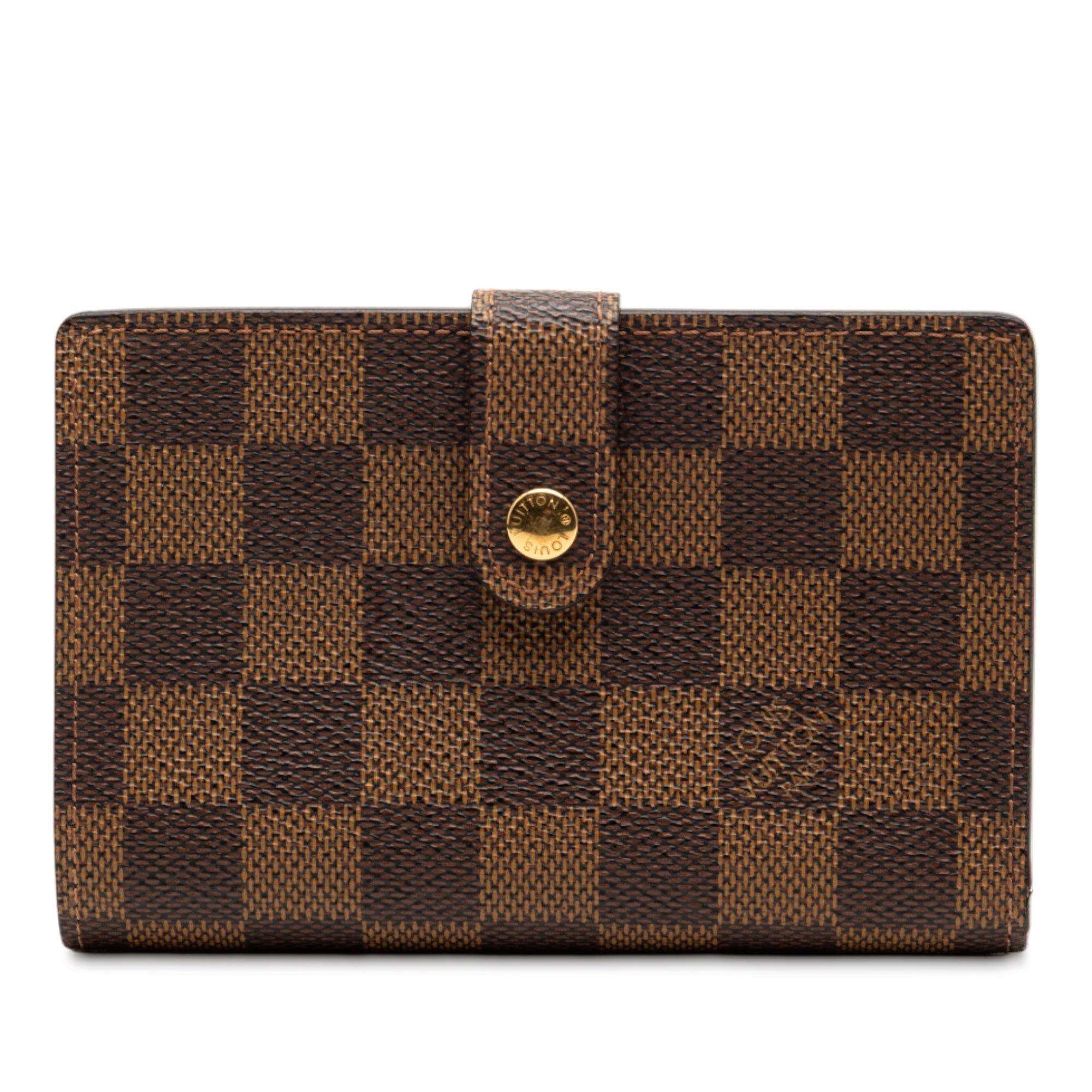 Damier Ebene French Purse Wallet