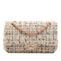 Medium Classic Boucle Tweed Double Flap