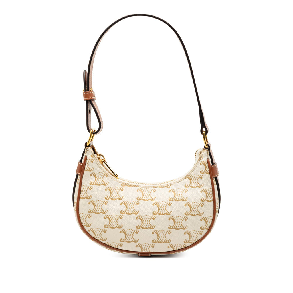 Mini Triomphe Coated Canvas Ava Shoulder Bag