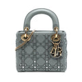 Mini Calfskin Cannage Beaded Lady Dior