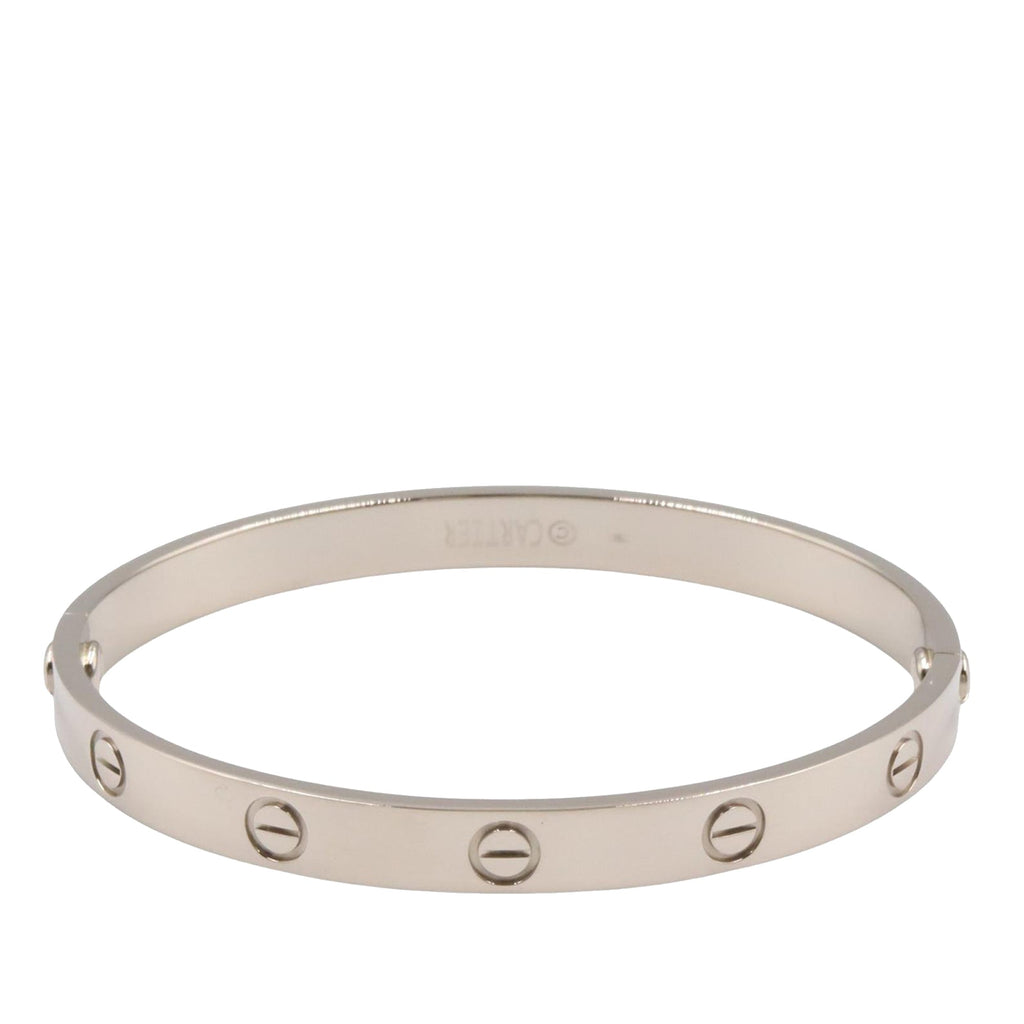 18K White Gold Classic Love Bracelet