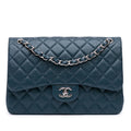 Jumbo Classic Iridescent Caviar Double Flap