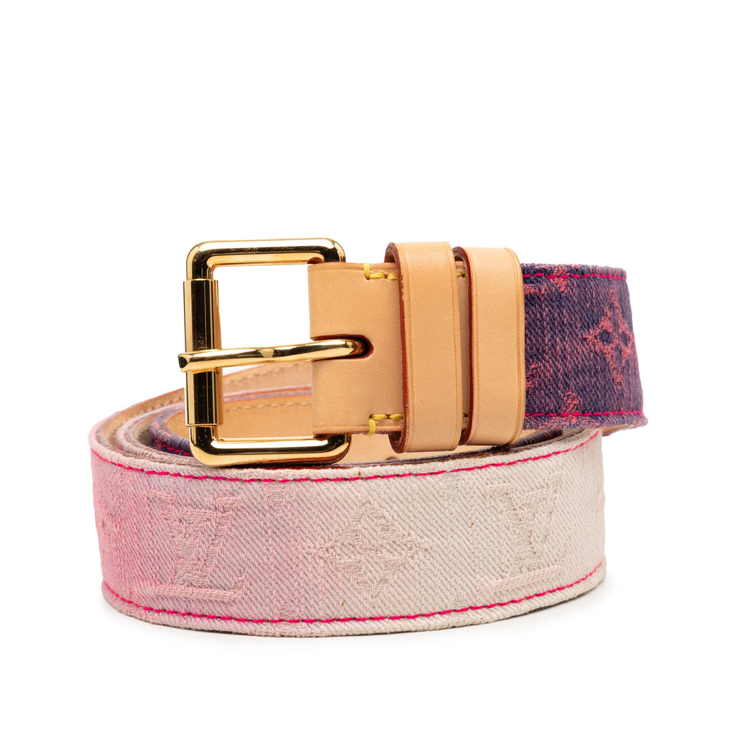 Monogram Denim Belt