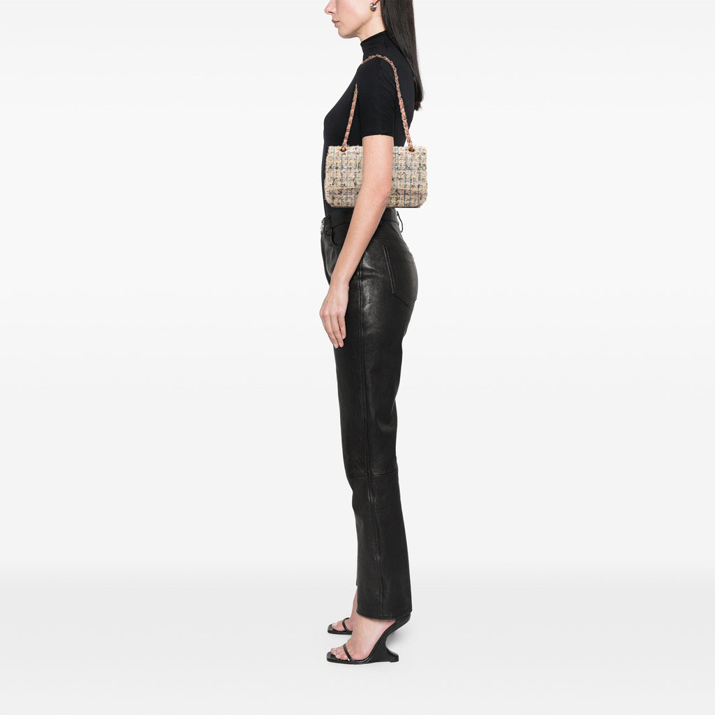 Medium Classic Boucle Tweed Double Flap