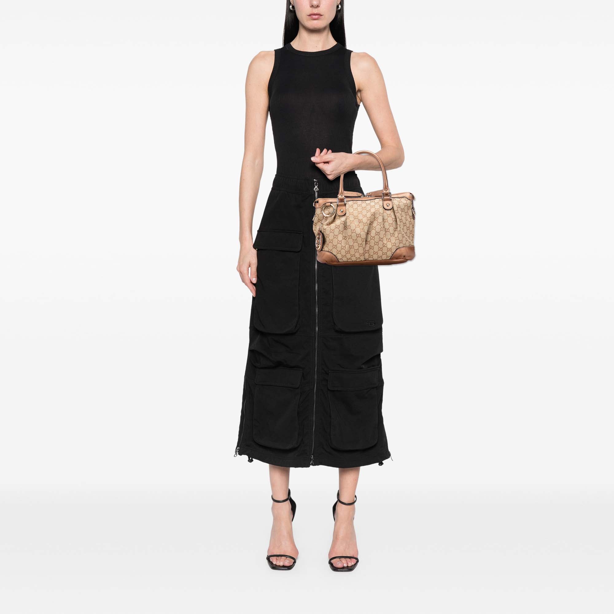 GG Canvas Sukey Satchel