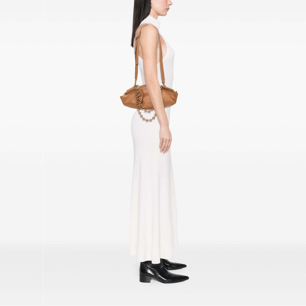 Leather Paseo Chain Satchel