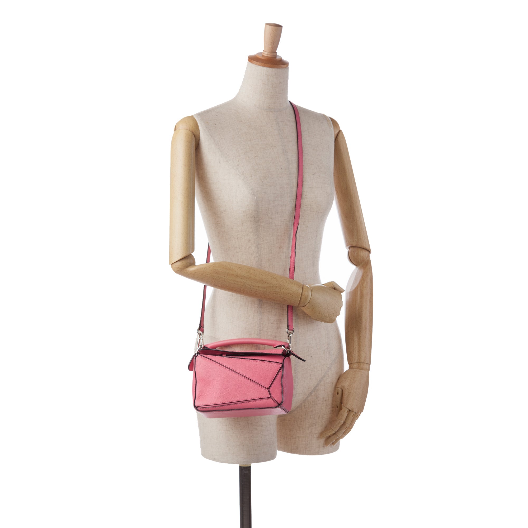 Mini Calfskin Puzzle Satchel