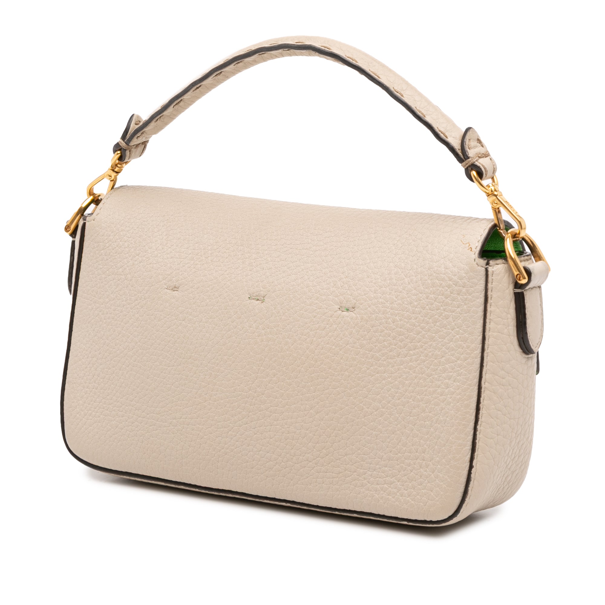 Mini Leather Baguette Satchel