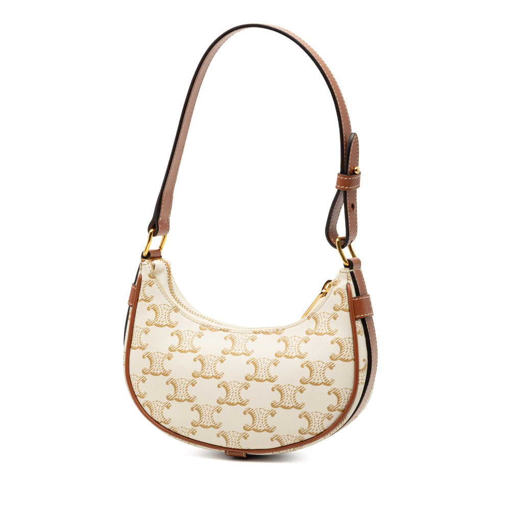 Mini Triomphe Coated Canvas Ava Shoulder Bag