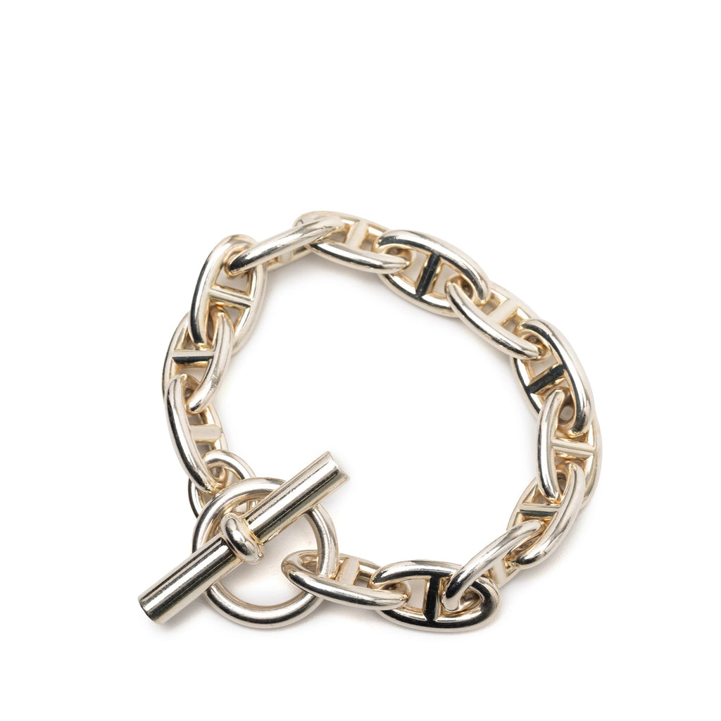 Large Sterling Silver Chaine d'Ancre Bracelet