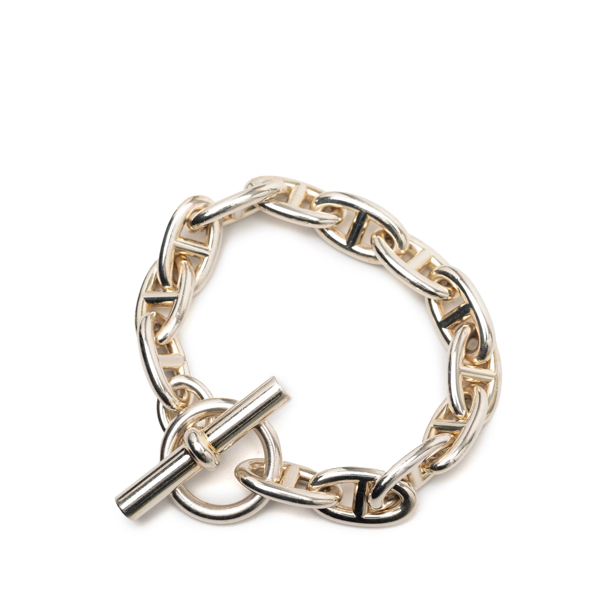 Large Sterling Silver Chaine d'Ancre Bracelet