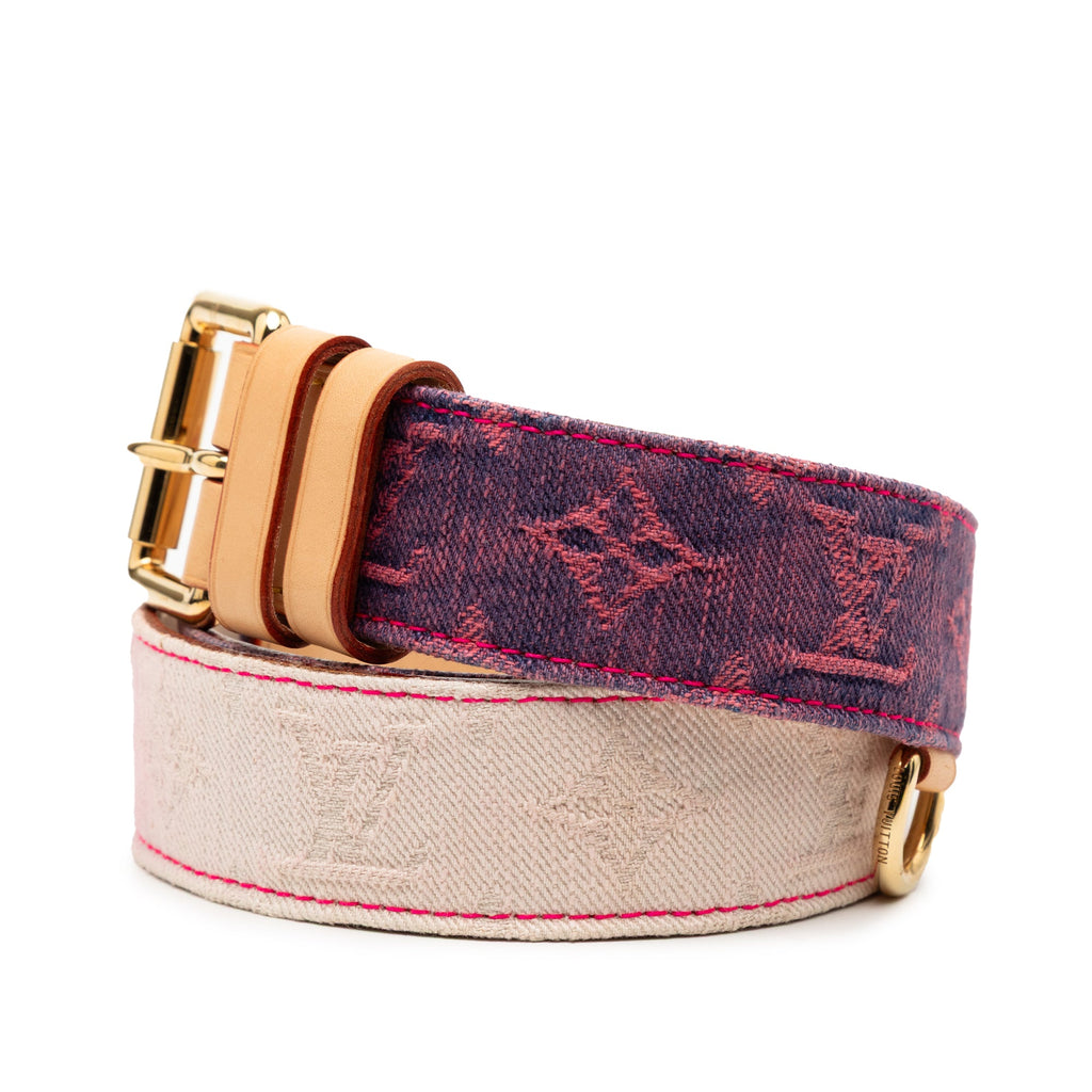 Monogram Denim Belt