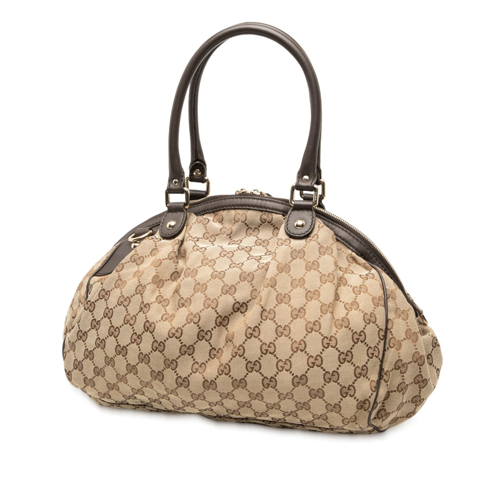 GG Canvas Sukey Satchel