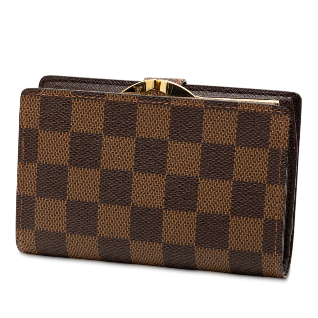 Damier Ebene French Purse Wallet
