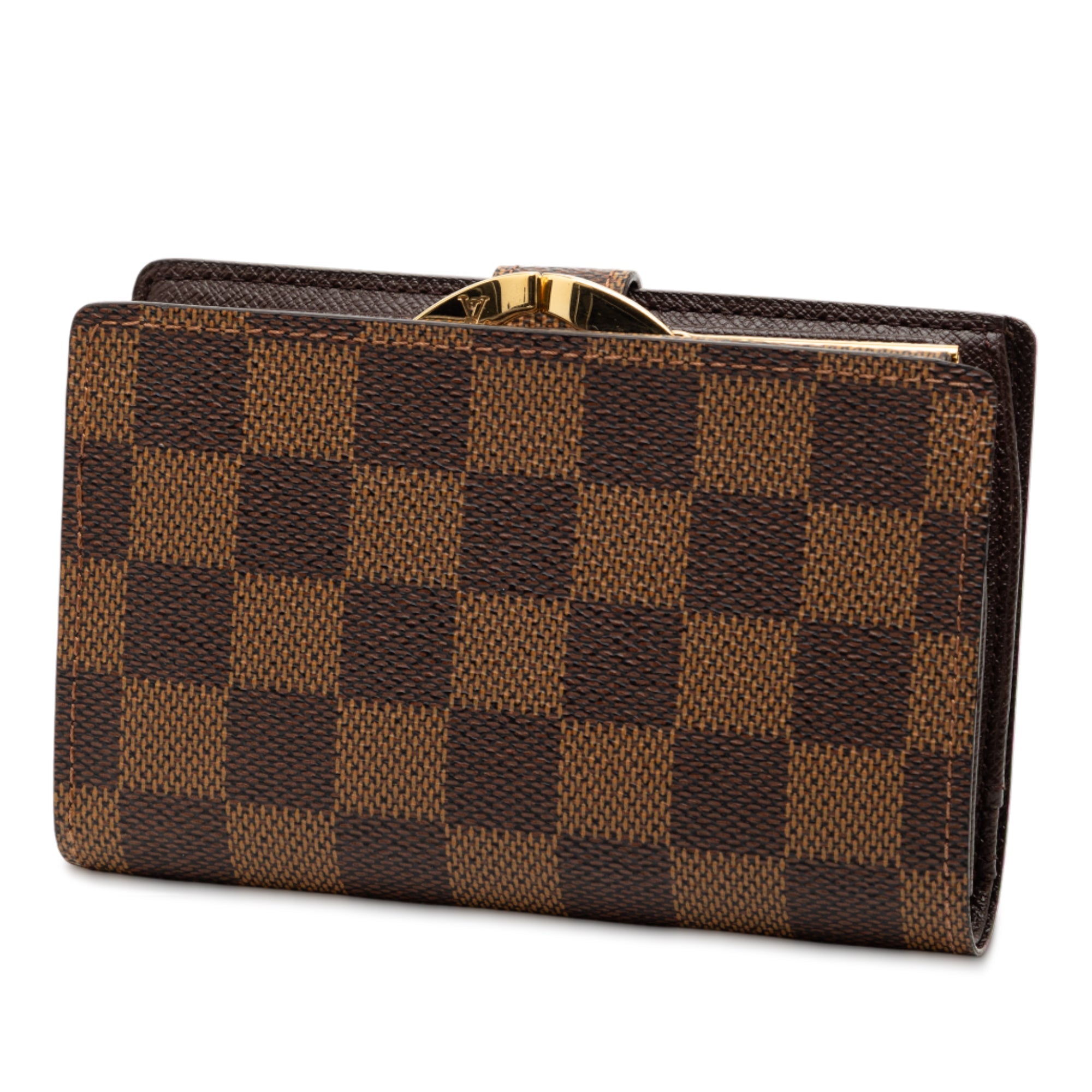 Damier Ebene French Purse Wallet