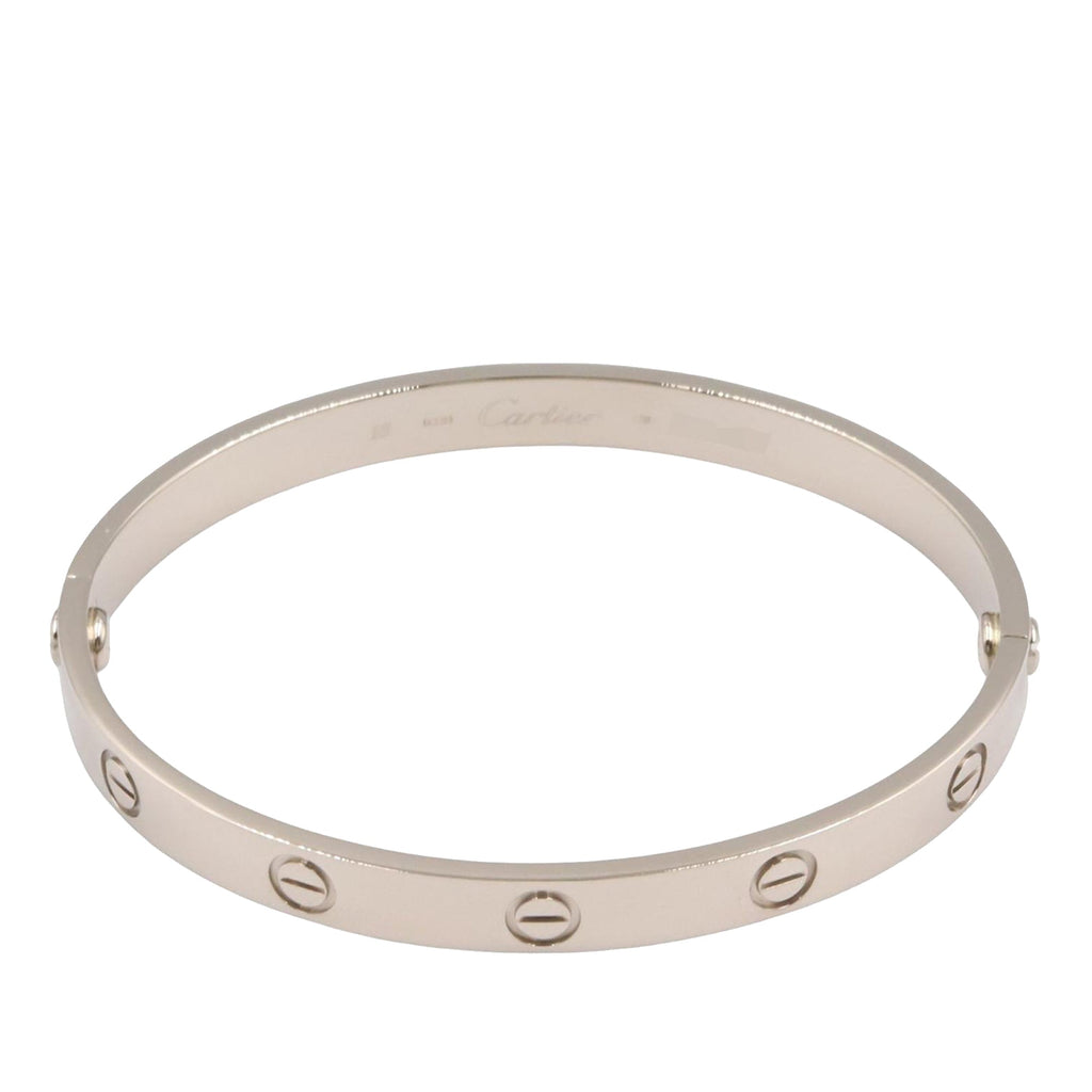 18K White Gold Classic Love Bracelet