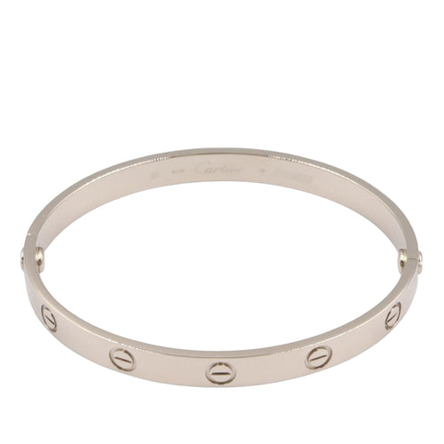 18K White Gold Classic Love Bracelet
