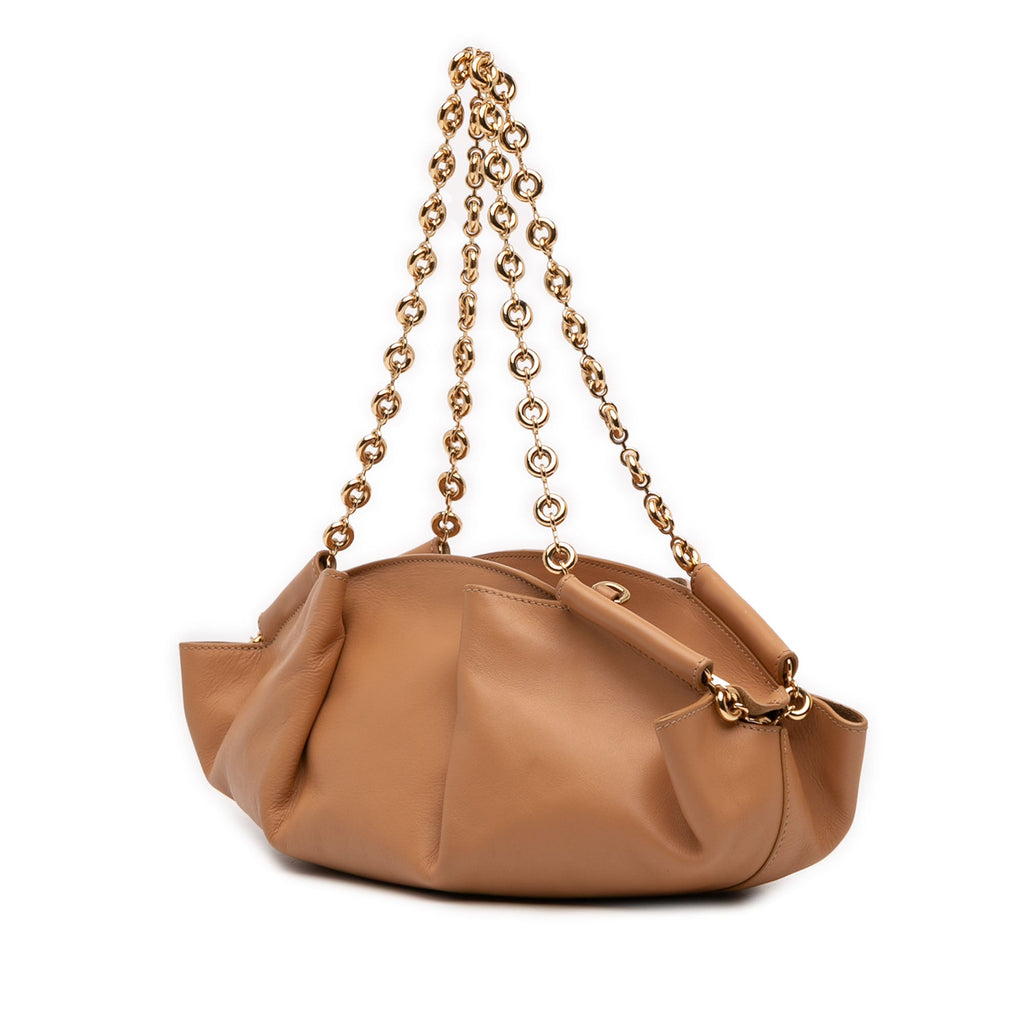 Leather Paseo Chain Satchel