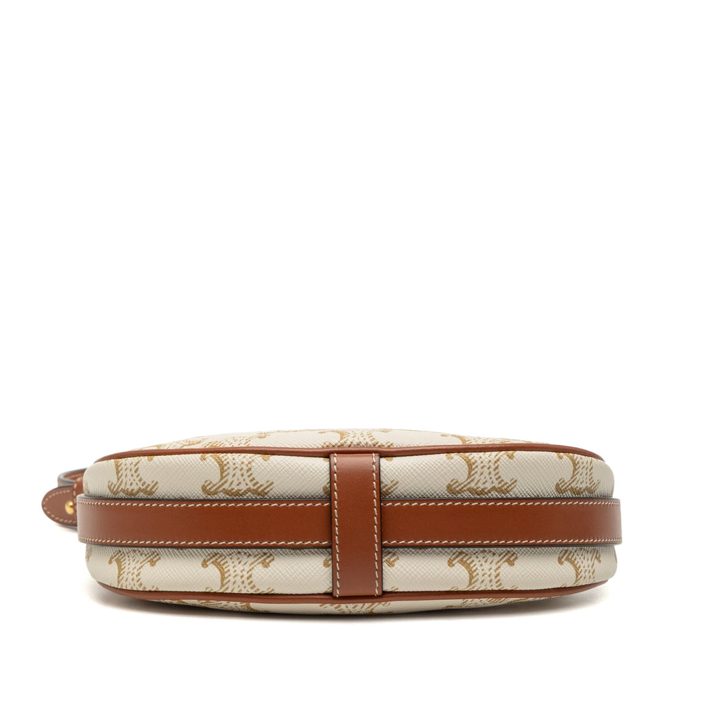 Mini Triomphe Coated Canvas Ava Shoulder Bag