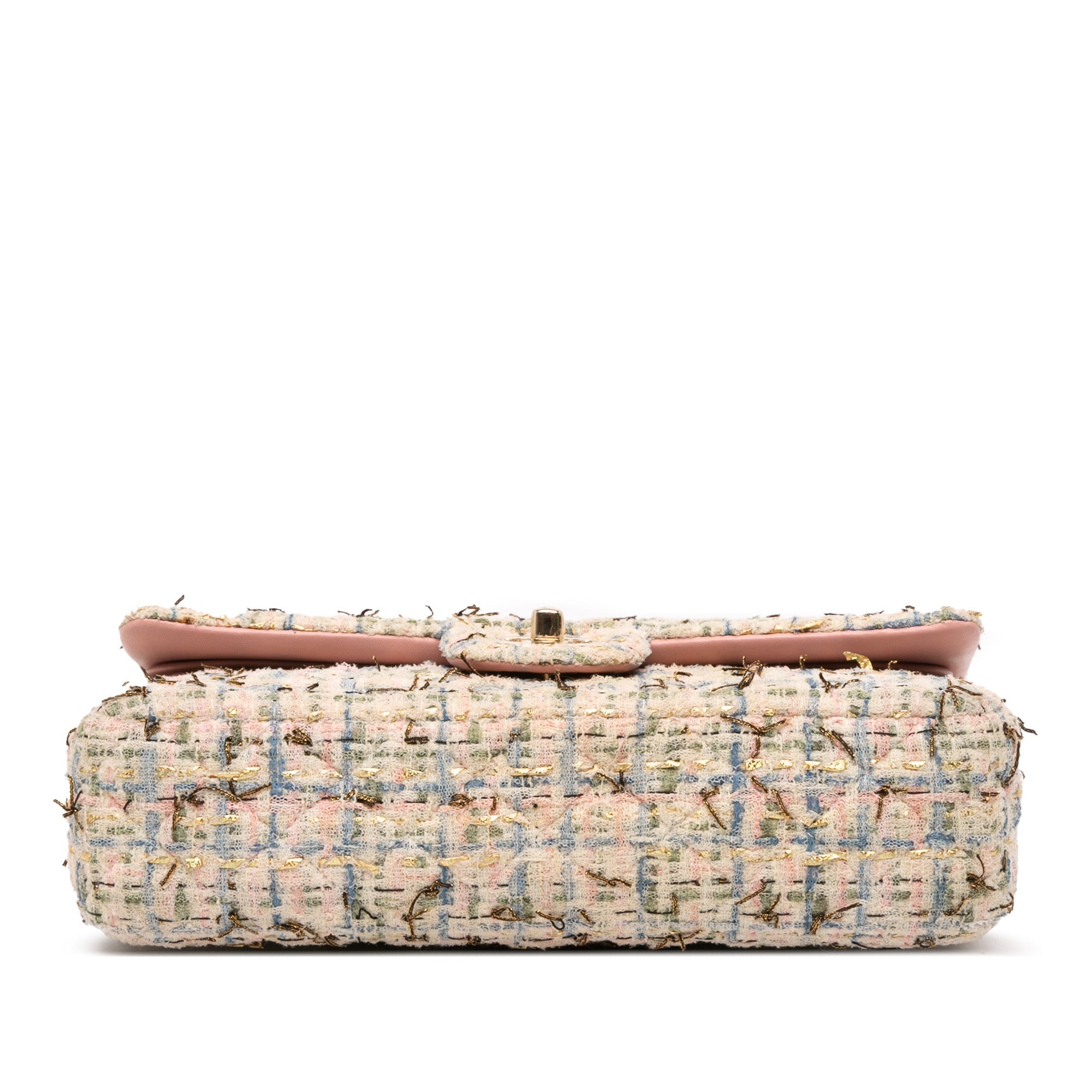 Medium Classic Boucle Tweed Double Flap