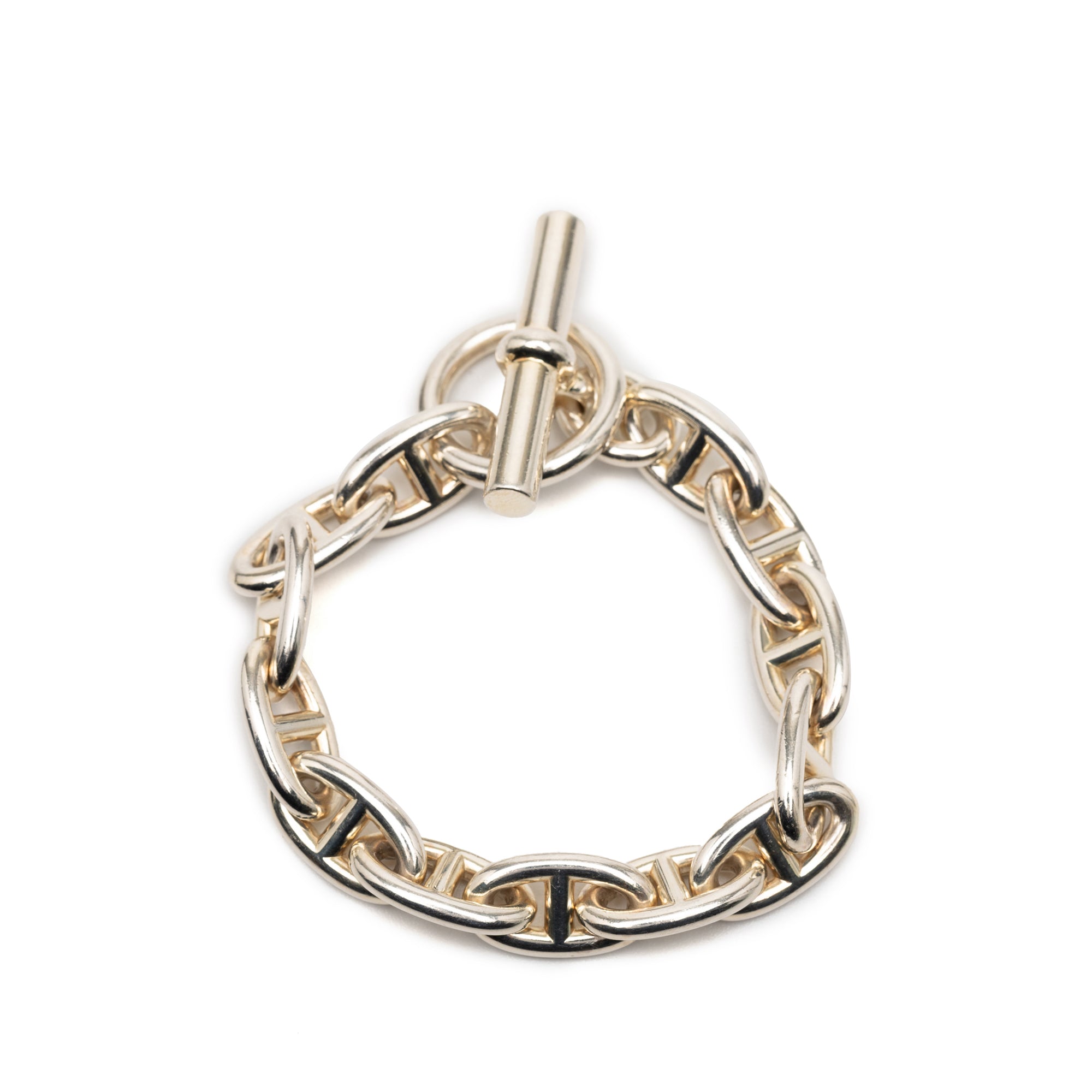 Large Sterling Silver Chaine d'Ancre Bracelet