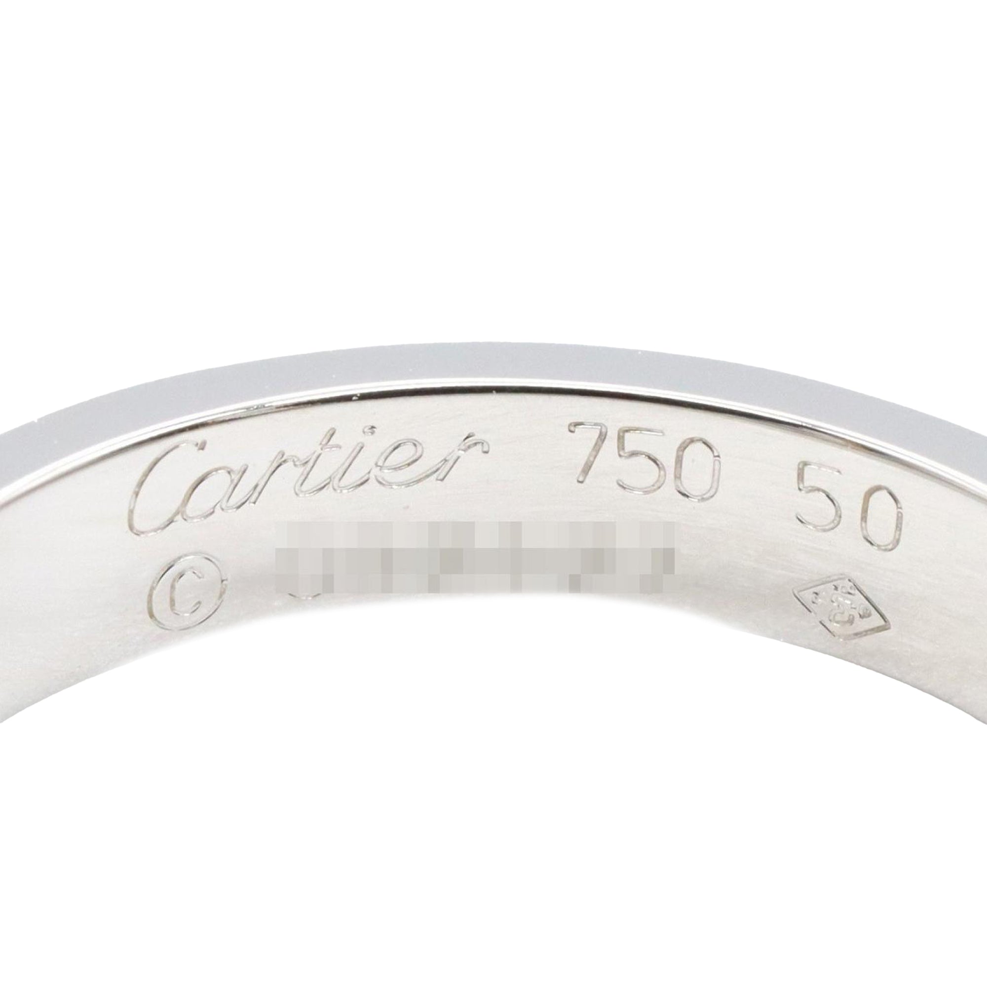 18K White Gold Small Love Ring