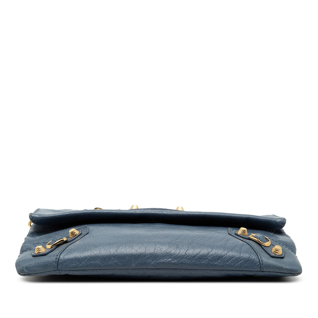 Lambskin Motocross Giant 12 Envelope Clutch With Strap