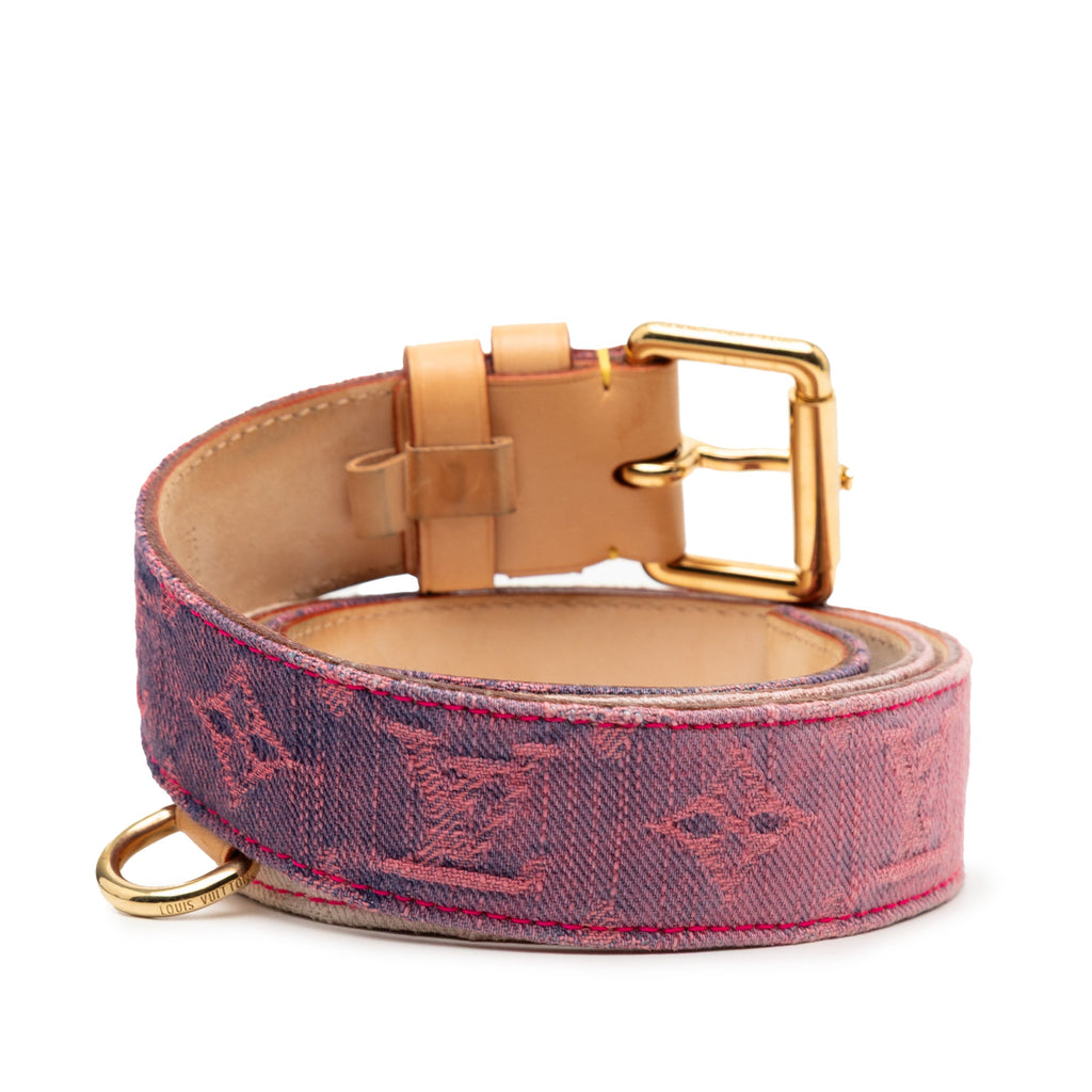 Monogram Denim Belt