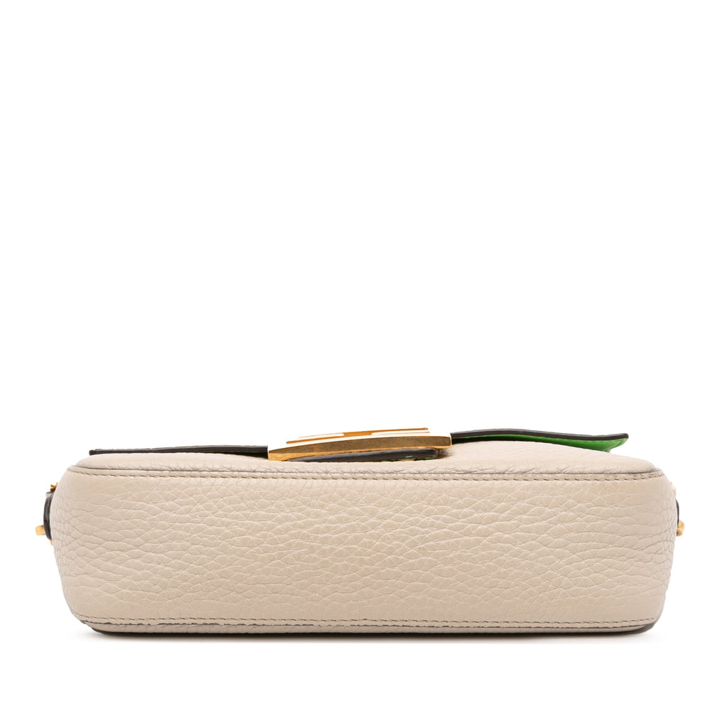 Mini Leather Baguette Satchel