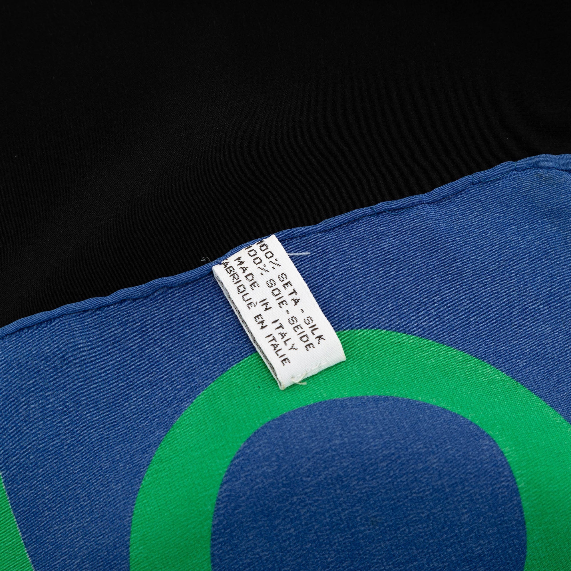 Logo Printed Silk Scarf