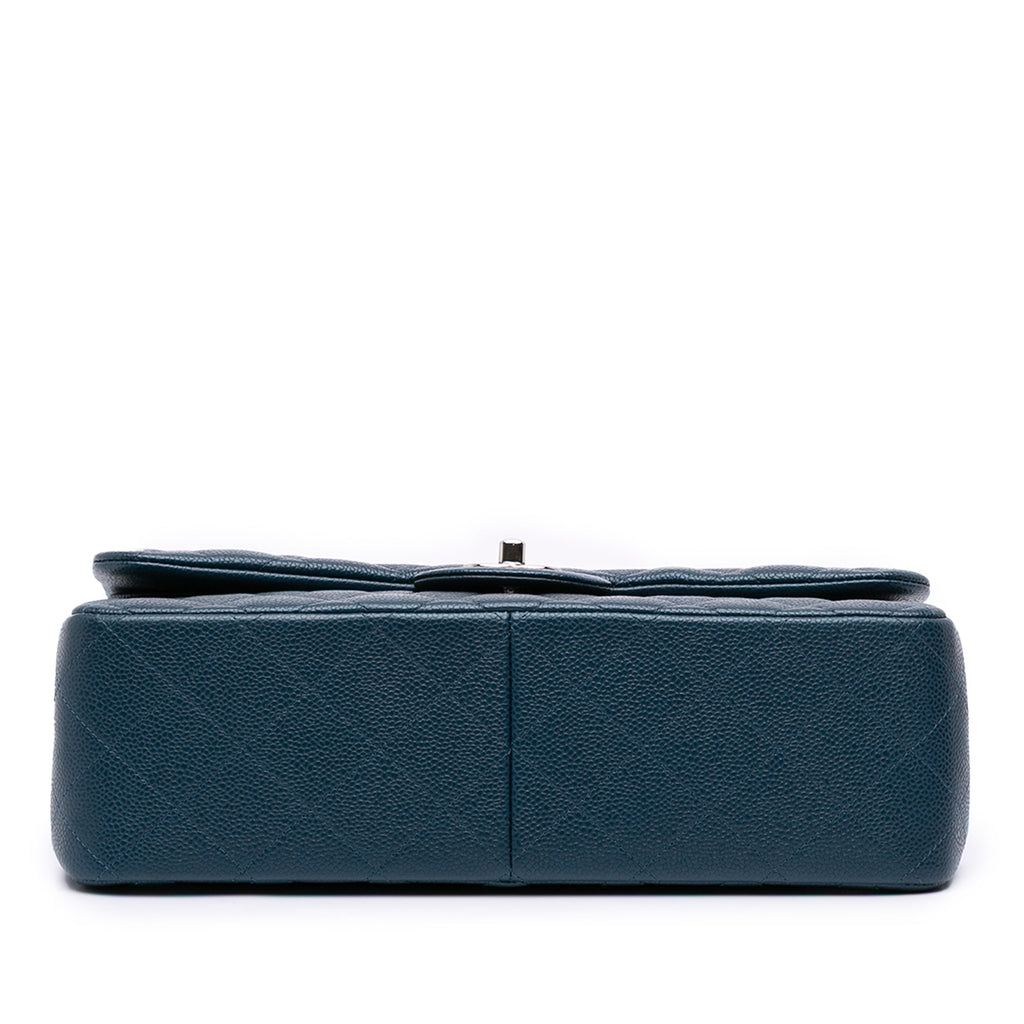 Jumbo Classic Iridescent Caviar Double Flap