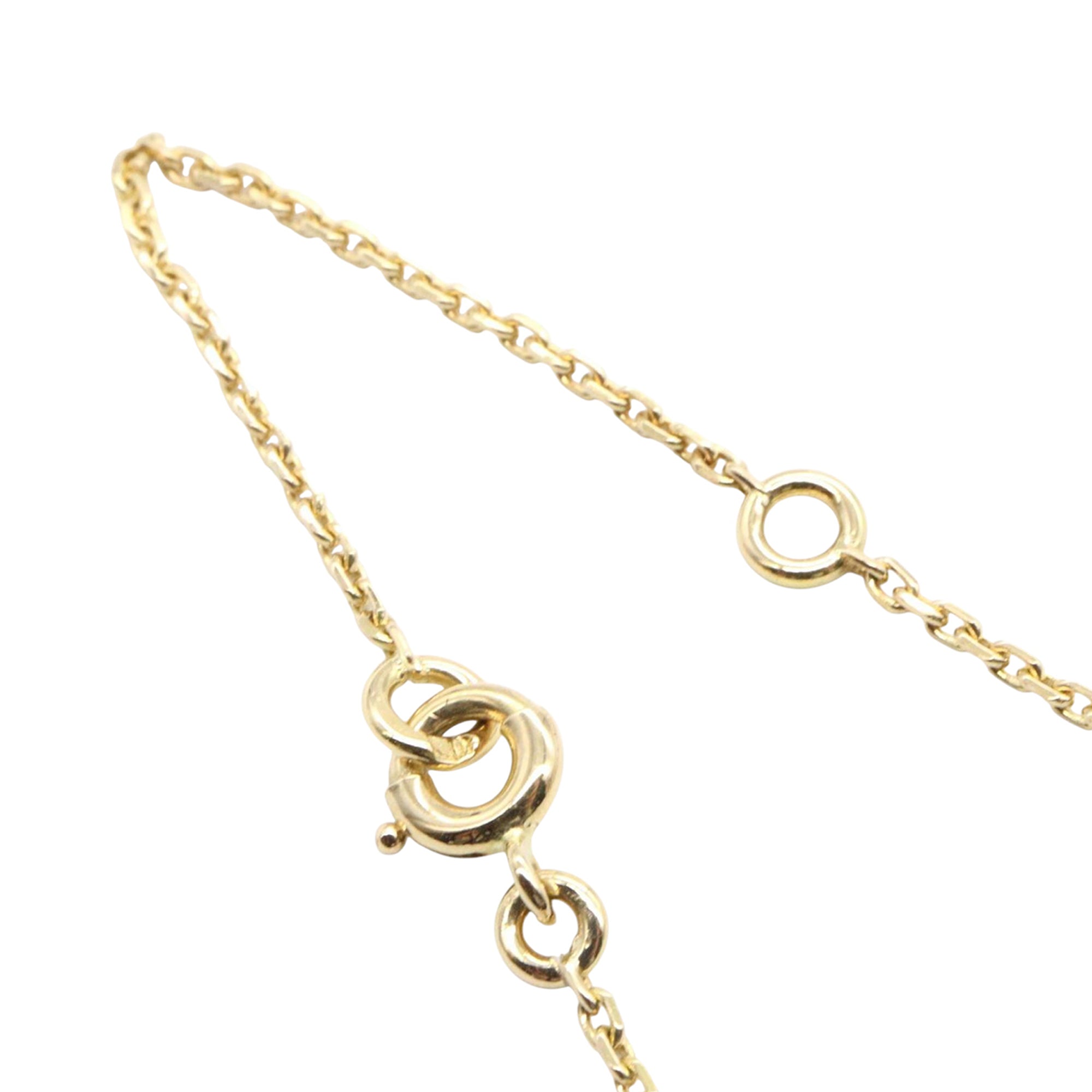 18K Yellow Gold and Mother of Pearl Vintage Alhambra Necklace