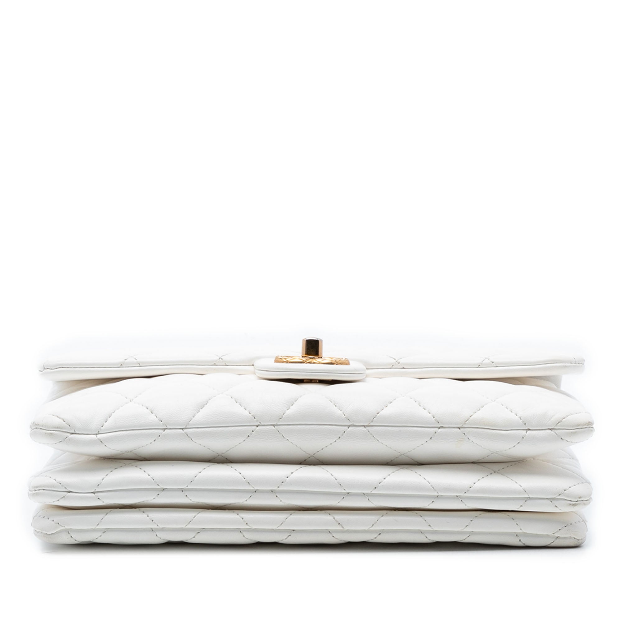 Medium Quilted Lambskin CC Single Flap