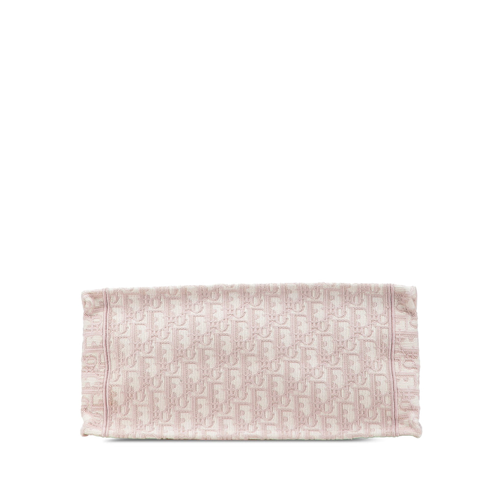 Medium Oblique Embroidered Canvas Book Tote