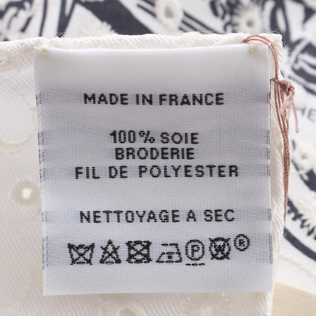Brides de Gala Broderie Anglaise Silk Scarf 70